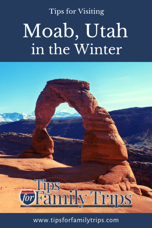 Moab in Winter - Pinterest image