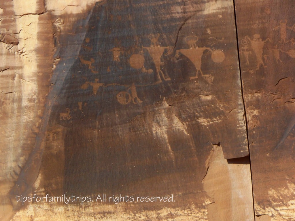 Petroglyphs near Moab, Utah