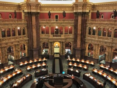 Tips for visiting the Library of Congress in Washington D.C. with kids. This HAS to be the most beautiful building in Washington D.C.! It's a great addition to any D.C. itinerary. | tipsforfamilytrips.com | summer vacation | spring break | family travel