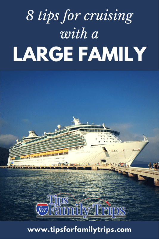 8 must-have tips for cruising with a large family | tipsforfamilytrips.com | cruise with kids | cruise tips | cruise advice | Caribbean cruise | Disney cruise