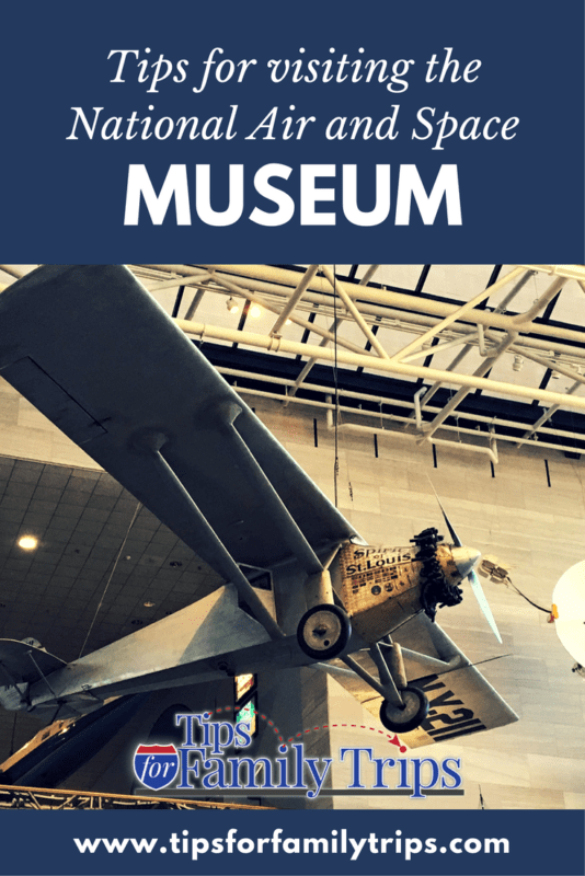 Tips for visiting the National Air and Space Museum in Washington D.C. with kids | tipsforfamilytrips.com | Smithsonian | Things to do in Washington DC