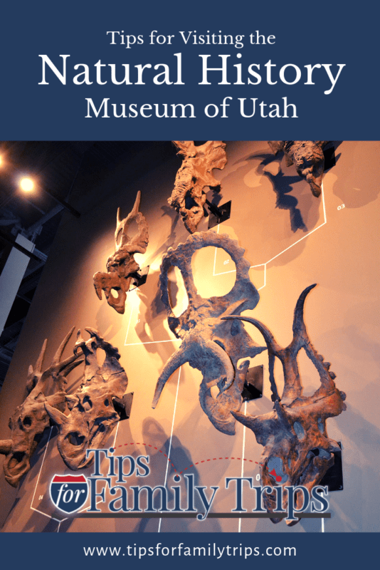 Tips for visiting the Natural History Museum of Utah - image for Pinterest