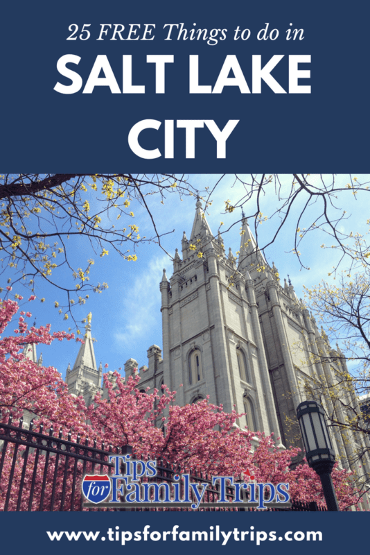 25 FREE things to do in Salt Lake City, Utah | tipsforfamilytrips.com | summer vacation ideas | spring break | family travel