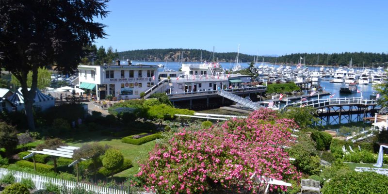 Harbor view at Roche Harbor Resort, San Juan Island, Washington