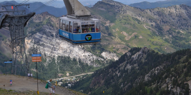 Tram at Snowbird in Summer, Utah