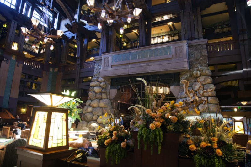 Lobby at Disney's Grand Californian, Disneyland Resort - Grand Californian Review