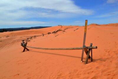 Tips for visiting Coral Pink Sand Dunes State Park in Utah | tipsforfamilytrips.com | Kanab | Zion National Park | Kane County | camping | Utah State Parks | ATV