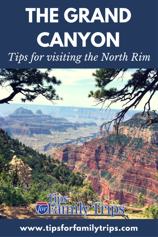 Tips for visiting the Grand Canyon North Rim in Arizona | tipsforfamilytrips.com | family travel | summer vacation ideas | Grand Canyon National Park