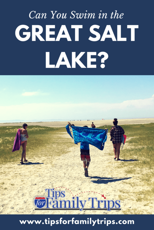 Can You Swim in the Great Salt Lake? Yes. Here's how. | tipsforfamilytrips.com | Utah | Antelope Island | family vacation ideas | travel | summer