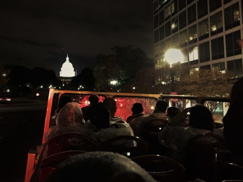 Review of the Big Bus Night Tour of Washington D.C. | tipsforfamilytrips.com | family travel | vacation ideas