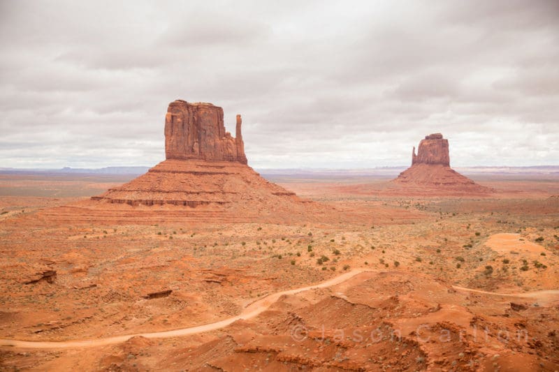 Itinerary for a Scenic Utah Arizona Winter Road Trip Monument Valley Visitors Center Overlook