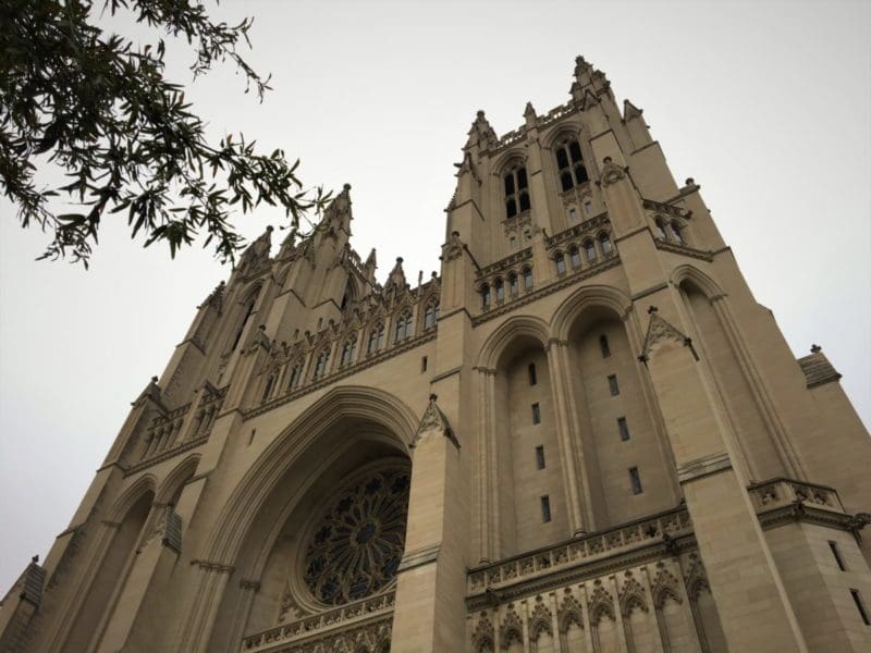 Exterior photo of National Cathedral in Washington D.C.