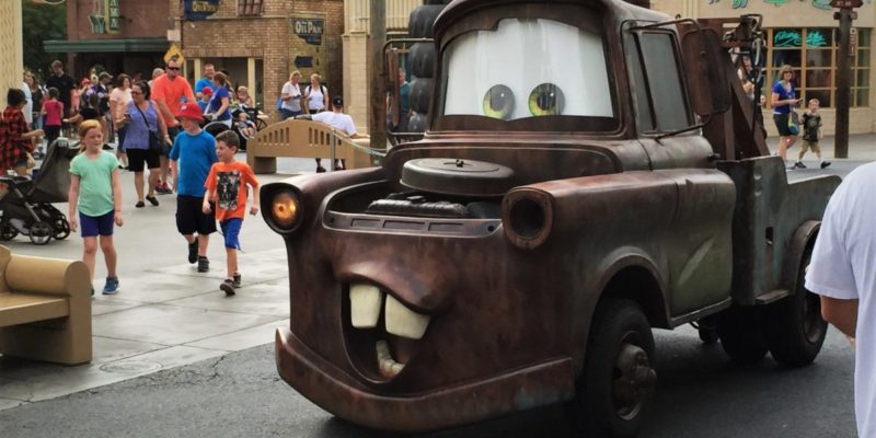 Mater at Disneyland