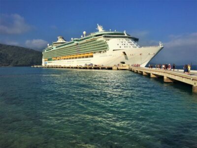 cruise ship in labadee haiti