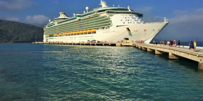 cruise ship in labadee haiti