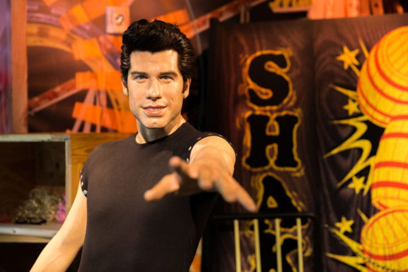 John Travolta wax figure at Madame Tussauds Orlando