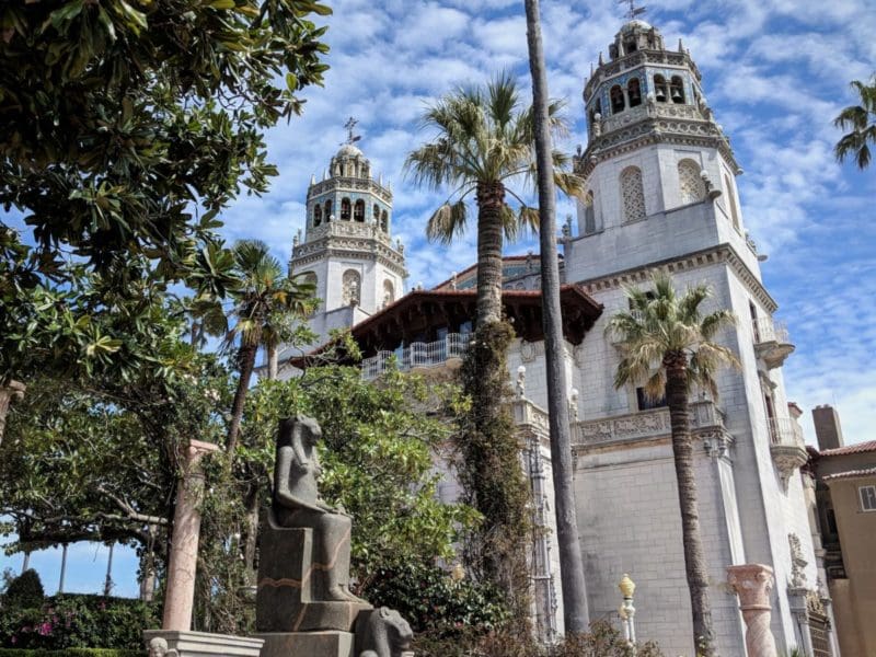 Hearst Castle exterior - things to do in Morro Bay