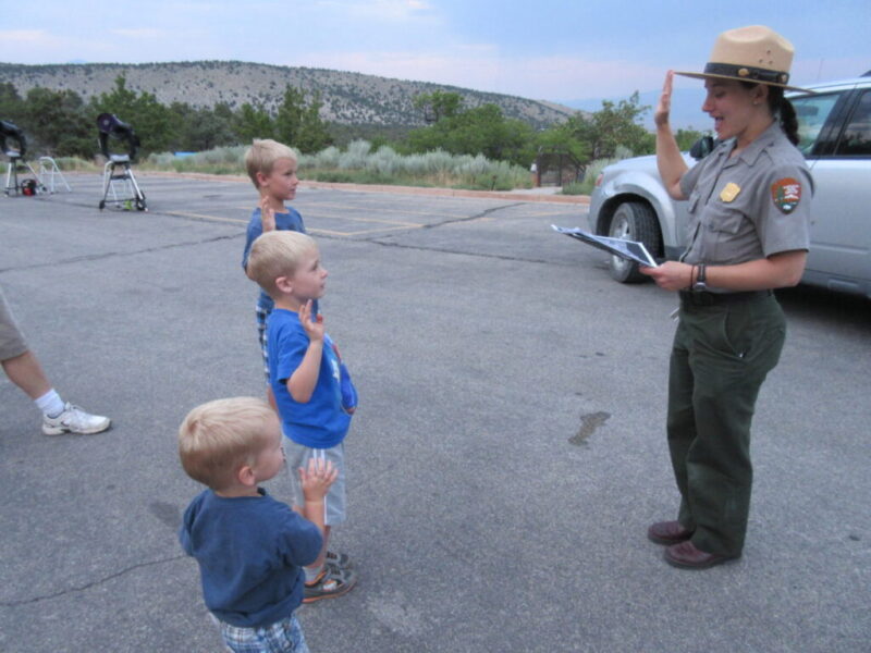 Junior Ranger at Great Basin National Park