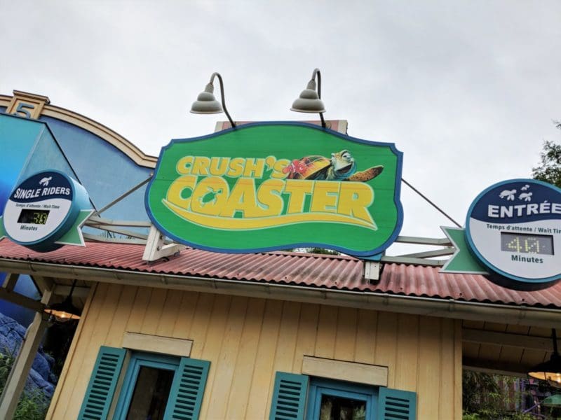Crush's Coaster - Best rides at Disneyland Paris