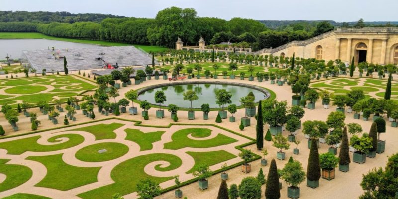 Gardens at Palace of Versailles - near Paris, France