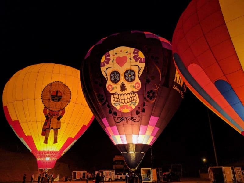 Balloon glow at Red Rock Arena - Things to do in Gallup New Mexico