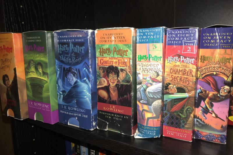 Harry Potter series on audiobooks are great for family road trips Tips for family trips