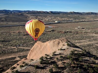 Balloon over Gallup, New Mexico - Tips for your first hot air balloon ride