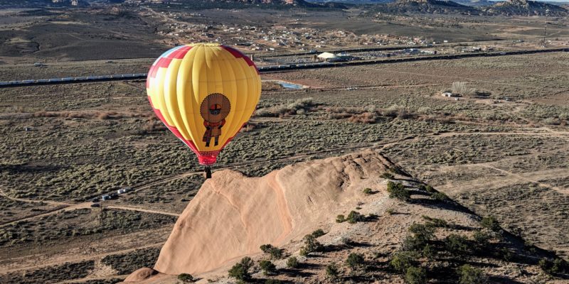 Balloon over Gallup, New Mexico - Tips for your first hot air balloon ride