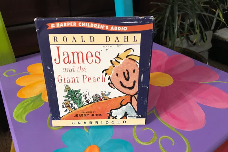 James and the Giant Peach Roald Dahl collection family road trip audiobook Tips for Family Trips