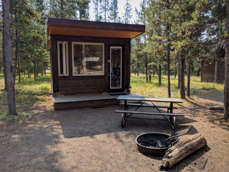 camp cabin at Headwaters Lodge at Flagg Ranch - Grand Teton, Yellowstone