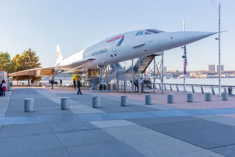 British Airways Concorde at the Intrepid Sea, Air & Space Museum in New York City Tips for Family Trips