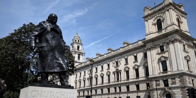 Statue of Winston Churchill, Churchill War Rooms, London