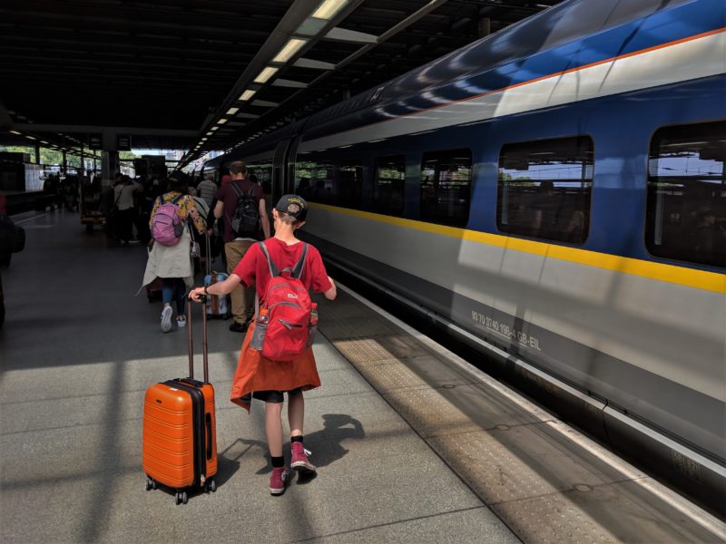Boarding Eurostar in Paris - Luggage for Europe