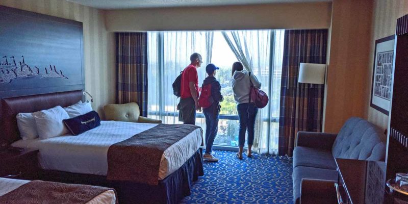 Room interior, standard room, Disneyland Hotel - Disneyland Hotel Review