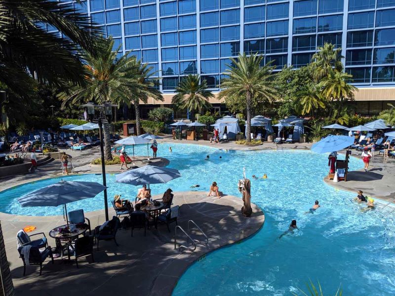 photo of Disneyland Hotel pool - Review of Disneyland Hotel, Tips for Family Trips