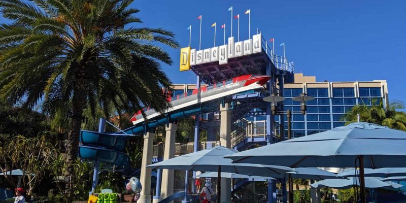 Disneyland Hotel water slide - Disneyland Hotel Review