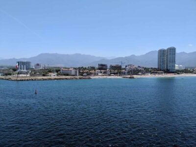 View of Puerto Vallarta from a cruise ship